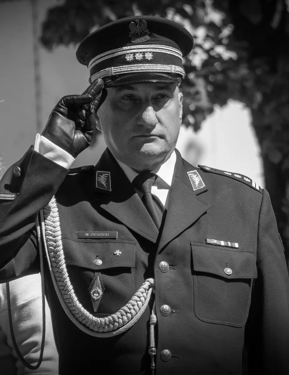 Pożegnanie inspektora Waldemara Cichockiego, Komendanta Powiatowego Policji