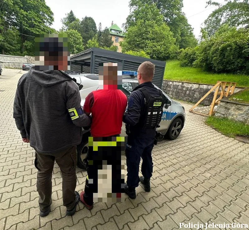 Mężczyzna zatrzymany za podpalenie samochodu byłej partnerki