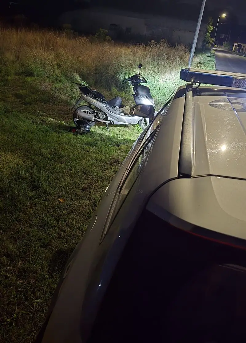 20-latek zatrzymany po kontroli drogowej związanej z uszkodzoną lampą