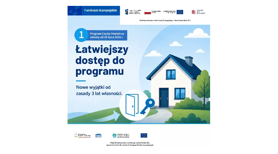Zmiany w Programie Czyste Powietrze od 20 lipca 2026 roku