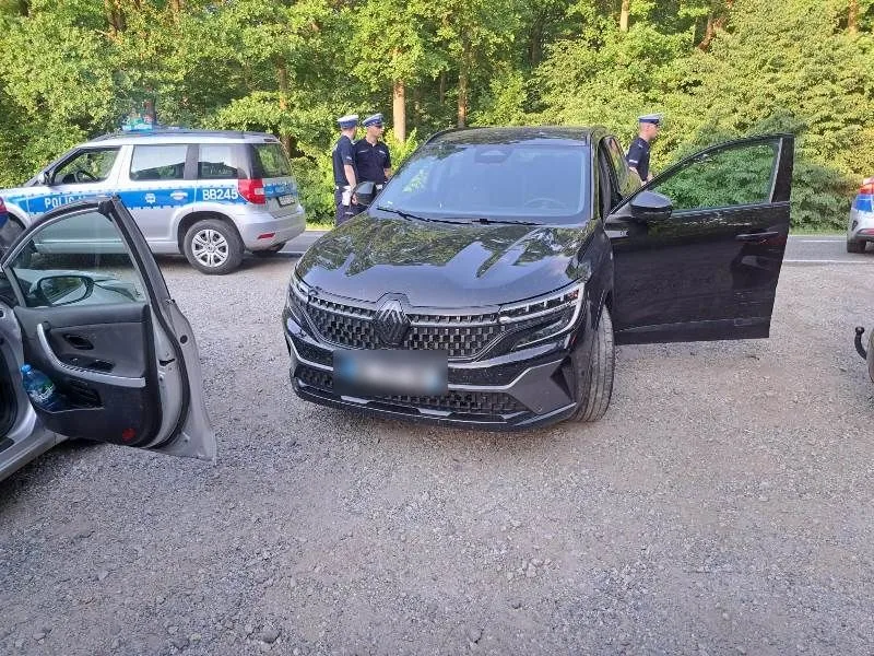 Milicka policja zatrzymała 21-letniego obcokrajowca kierującego skradzionym autem