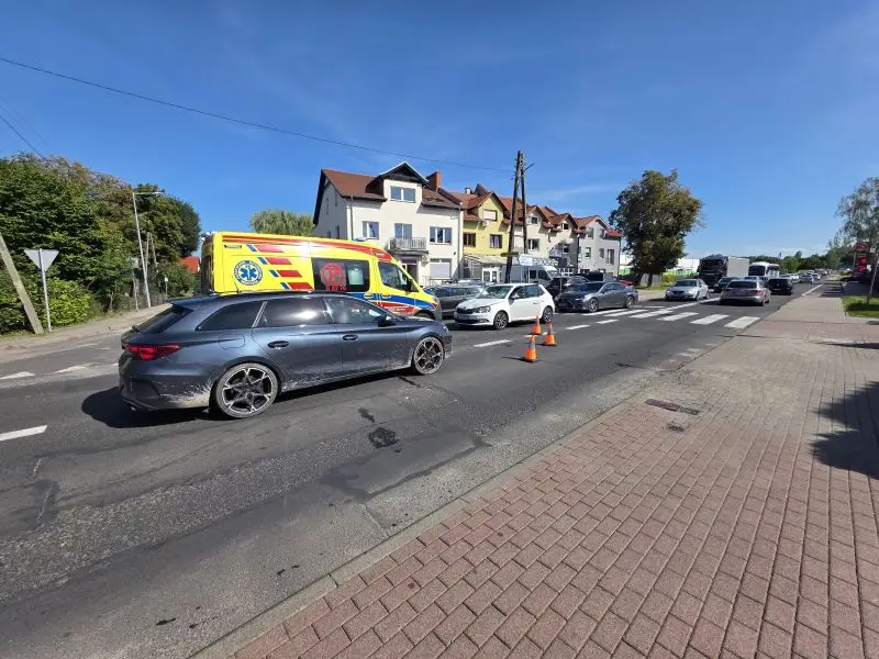 Wypadek w Zgorzelcu: 68-letni pieszy trafił do szpitala