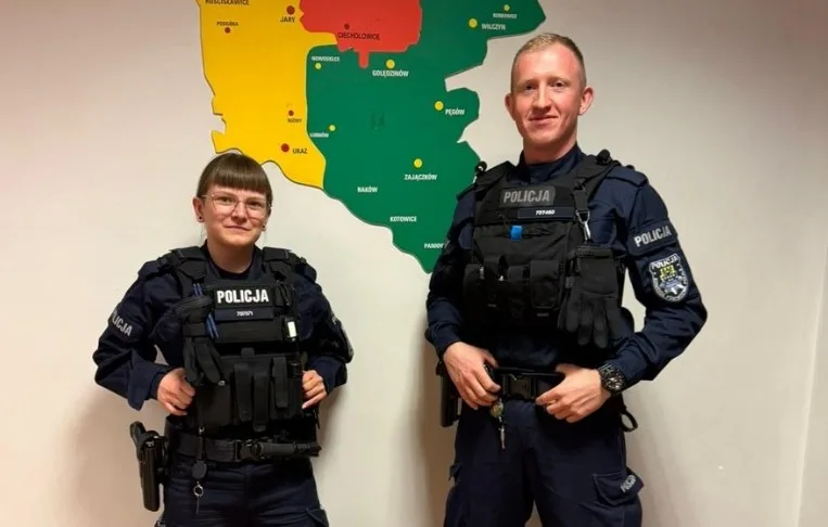 Odważna interwencja policji uratowała życie w Obornikach Śląskich