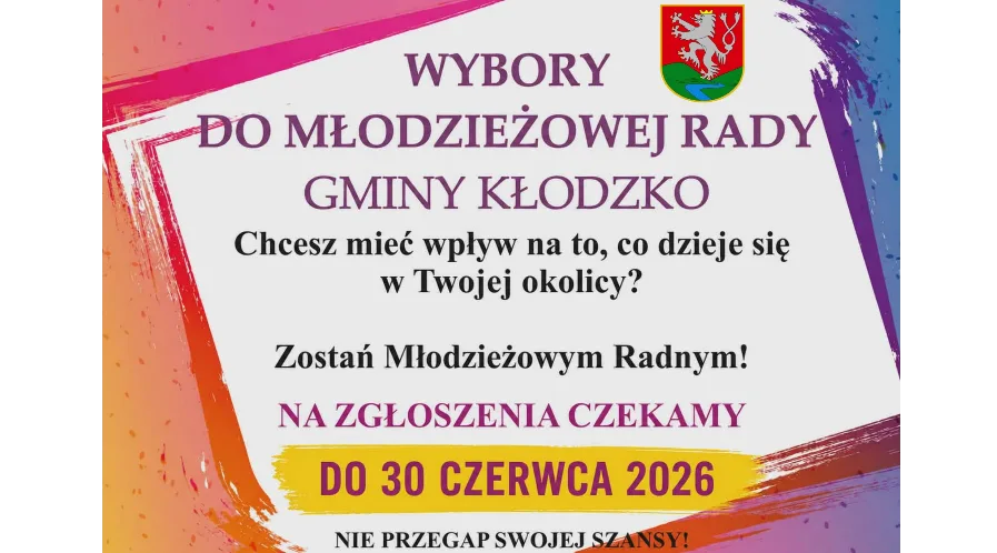 Przedłużenie naboru do Młodzieżowej Rady Gminy Kłodzko do 30 czerwca!