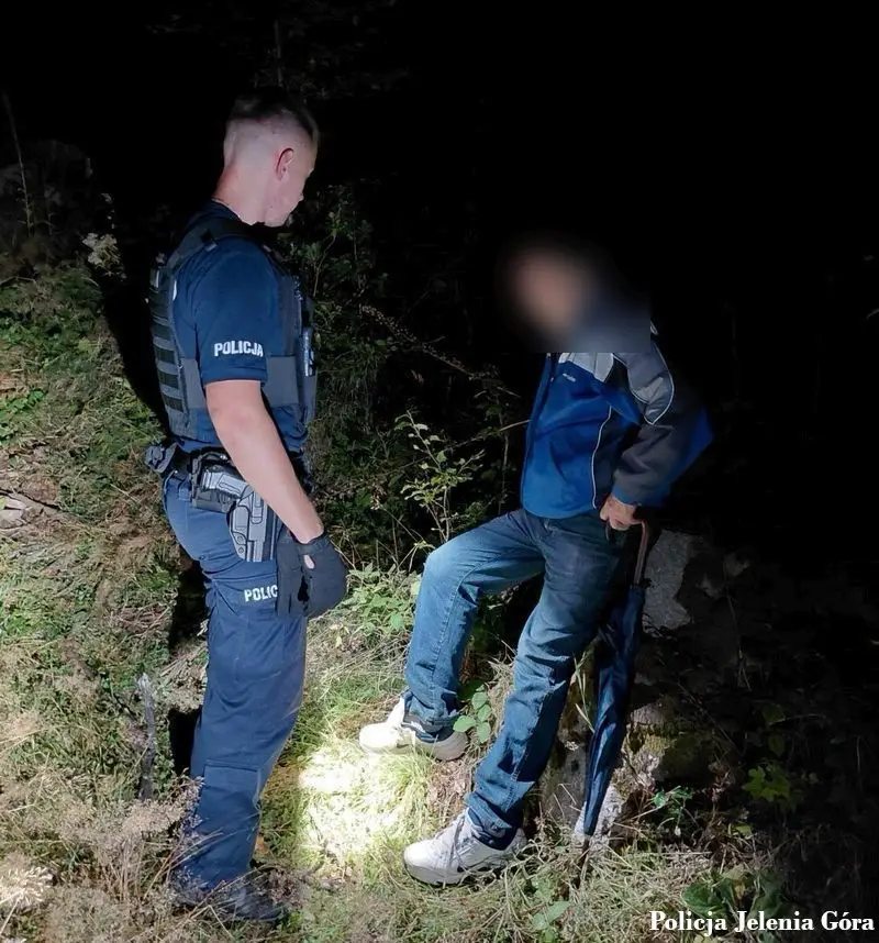 Zagubiony 84-latek odnaleziony dzięki GPS i odblaskom