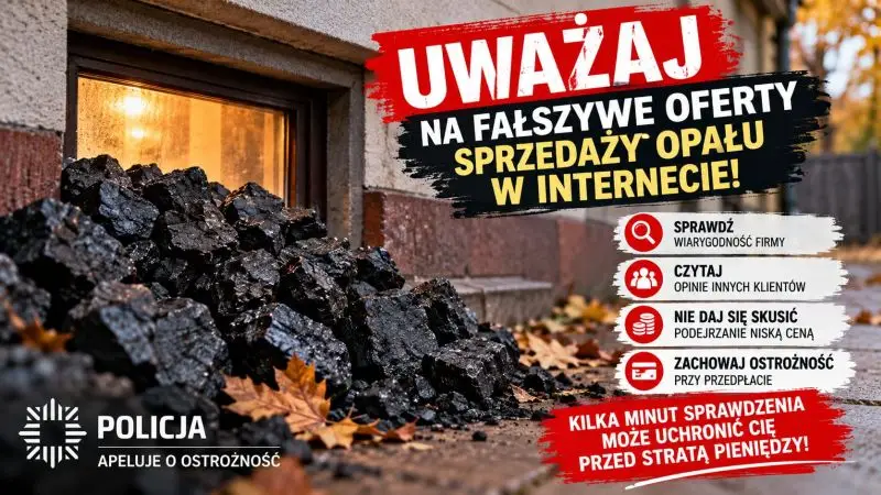 Ostrzeżenie dla mieszkańców: Oszuści wykorzystują sezon grzewczy
