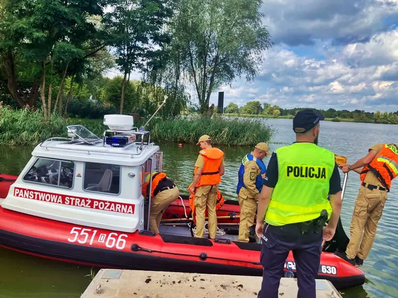Współpraca Policji i Straży Pożarnej w Środzie Śląskiej
