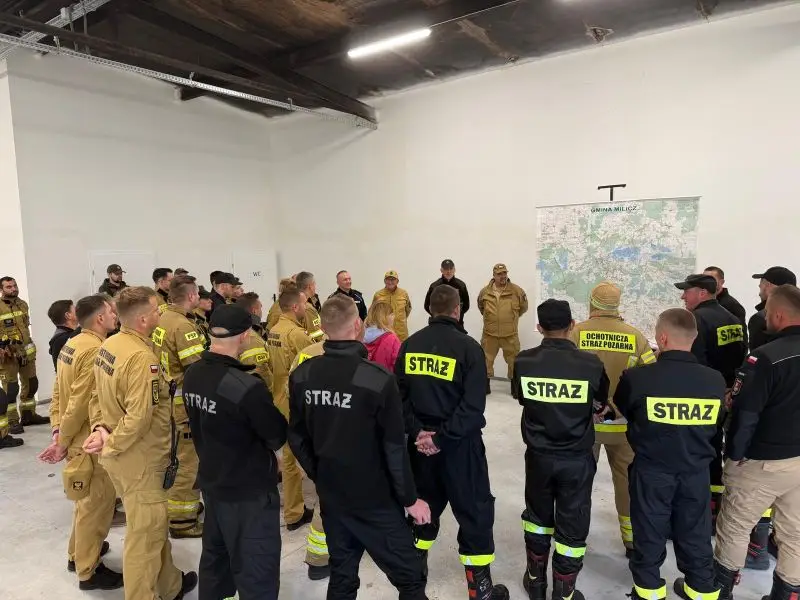 Ćwiczenia ochrony ludności w Miliczu zakończone akcją poszukiwawczą