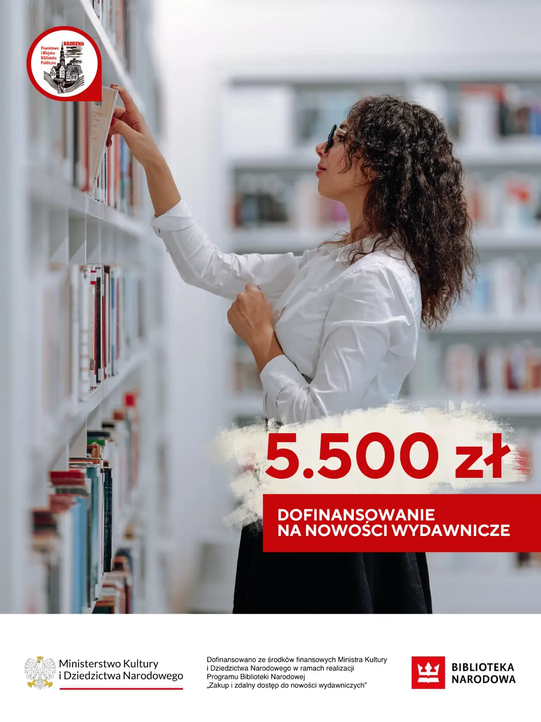 Kłodzka Biblioteka z dofinansowaniem na nowości wydawnicze