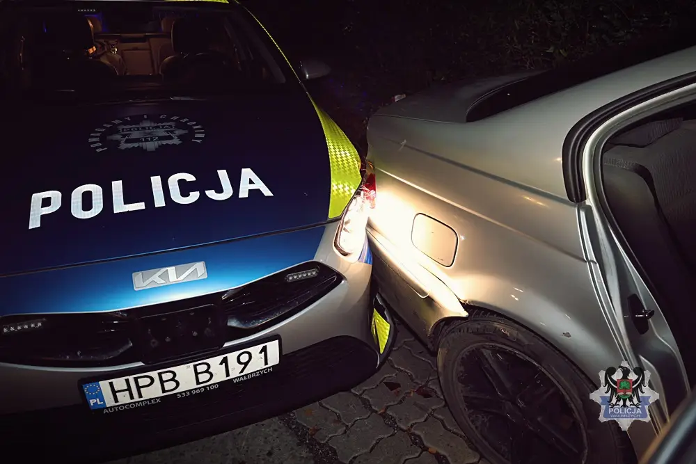 Areszt dla 50-latka za nie zatrzymanie się do kontroli i potrącenie policjanta