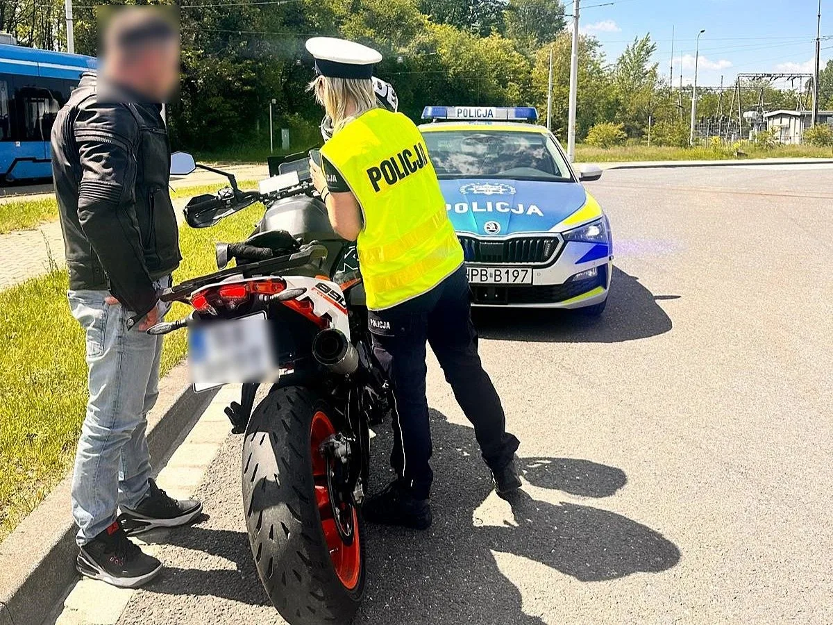 Akcja „Motocyklista” - Policja skontrolowała ponad 1500 pojazdów
