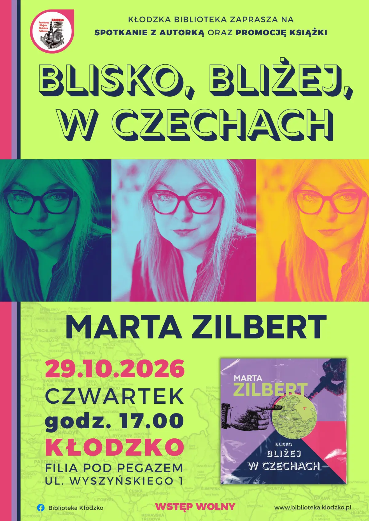 Spotkanie z Martą Zilbert i promocja książki "Blisko, bliżej, w Czechach"