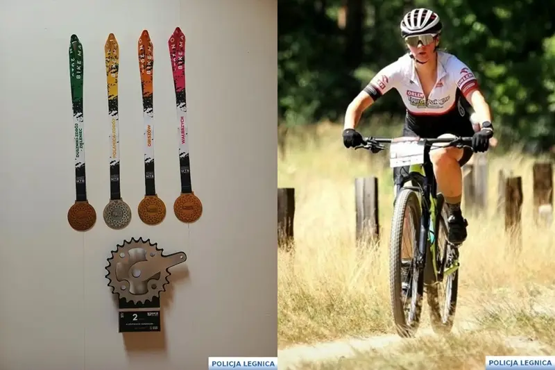 Ewelina Marczyk, policjantka z Legnicy, odniosła sukcesy w Bike Maraton