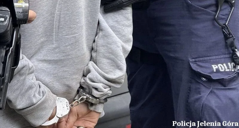 Poszukiwany przestępca zatrzymany podczas kontroli drogowej w Jeleniej Górze