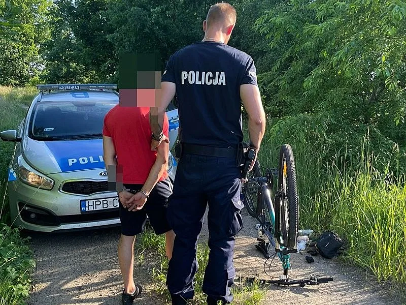 Policjanci z Chocianowa odzyskali skradziony rower i zatrzymali 33-latka