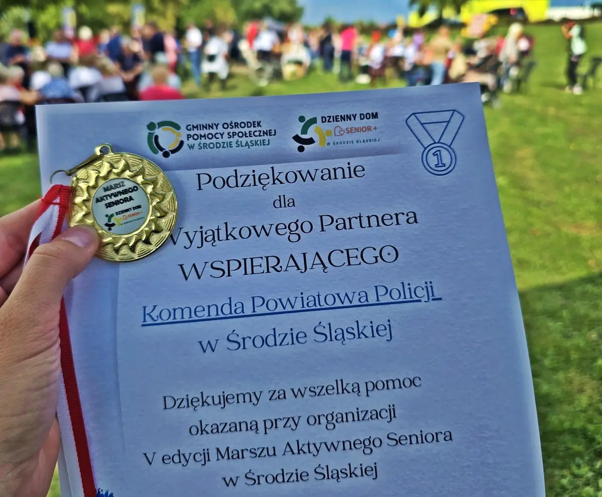 V Marsz Aktywnego Seniora w Środzie Śląskiej: zdrowie i bezpieczeństwo w centrum uwagi
