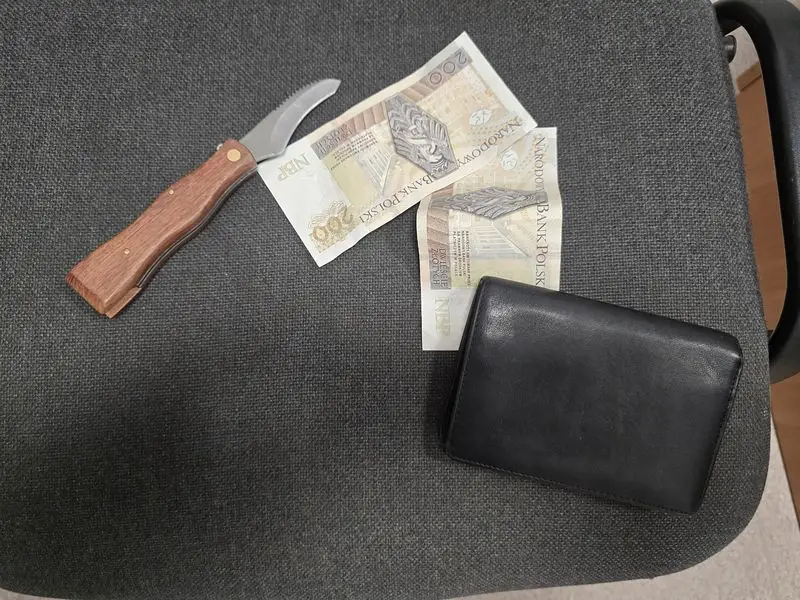 37-latek aresztowany po rozboju w Dzierżoniowie z użyciem noża