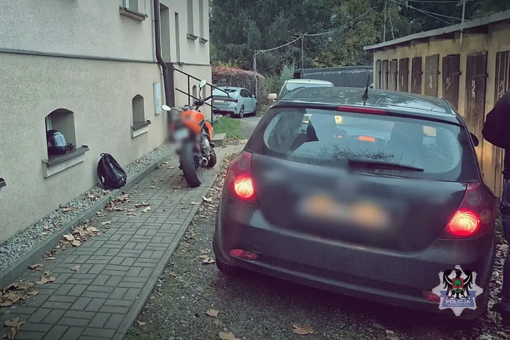Zatrzymanie nietrzeźwego motocyklisty z aktywnymi zakazami